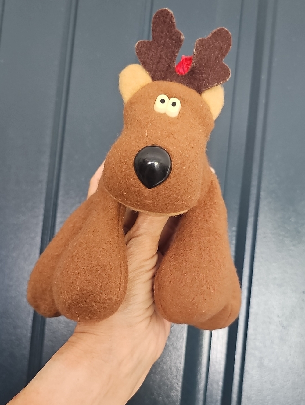 Rodney Reindeer Bean Bag Plush Christmas Vintage Deer Buck 🦌